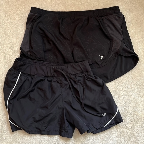 Old navy and c9 black running shorts sz small - Picture 1 of 5